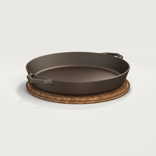 36cm Grande Legacy Pan & Serving Lid by Ironclad Co.