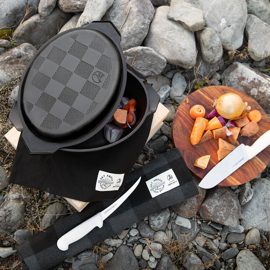 Swanndri x Ironclad Check Pattern Dutch Oven & Wool Travel Bag